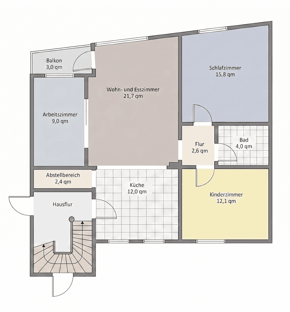Prodej bytu 3+kk 80 m², Berlin, Berlín Prodej bytu 3+kk 80 m², Berlin, Berlín