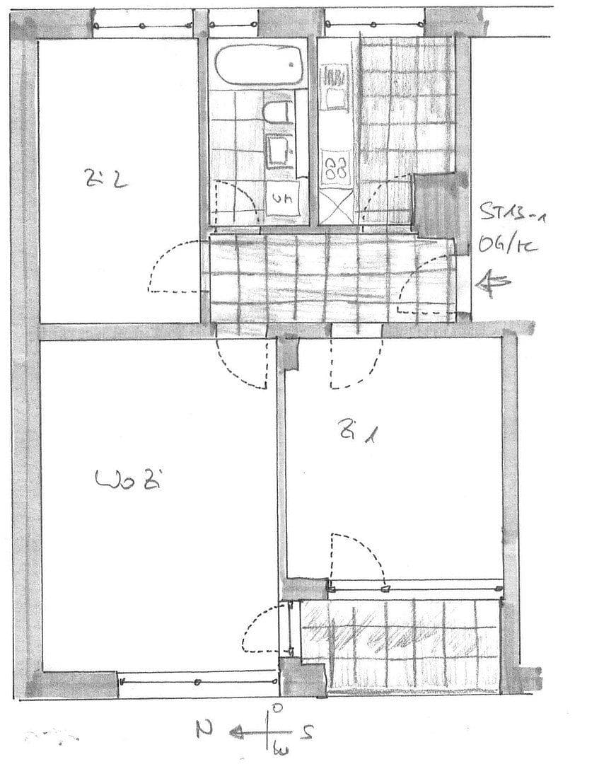 Pronájem bytu 3+1 70 m², Steinstr.13, Ditzingen, Bádensko-Württembersko Pronájem bytu 3+1 70 m², Steinstr.13, Ditzingen, Bádensko-Württembersko