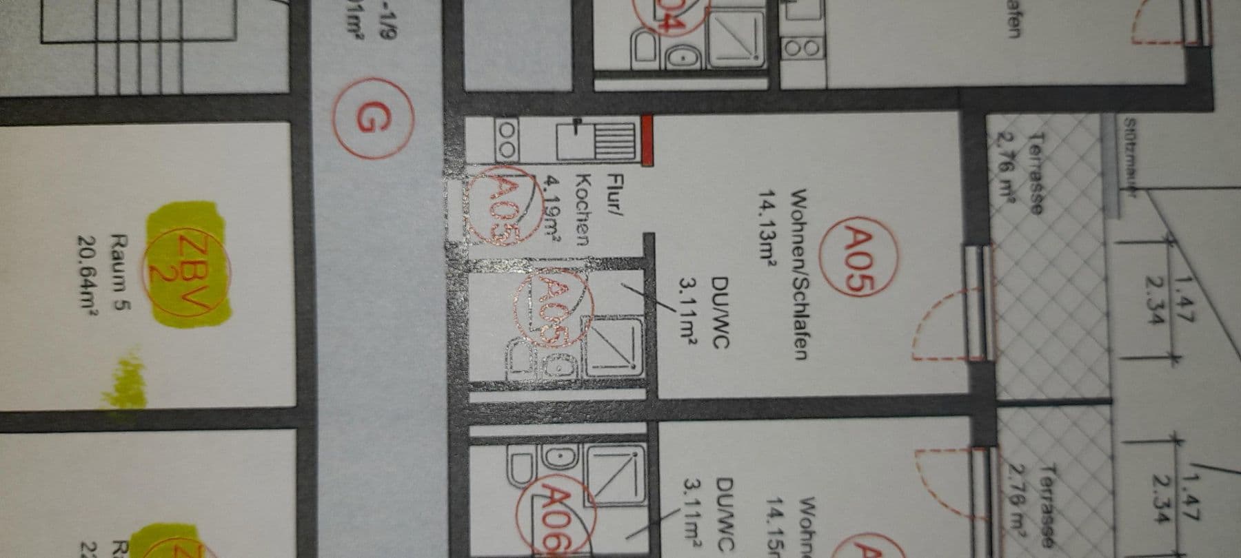 Pronájem bytu 1+1 24 m², An der Steinernen Bank 10, Pentling, Bavorsko Pronájem bytu 1+1 24 m², An der Steinernen Bank 10, Pentling, Bavorsko