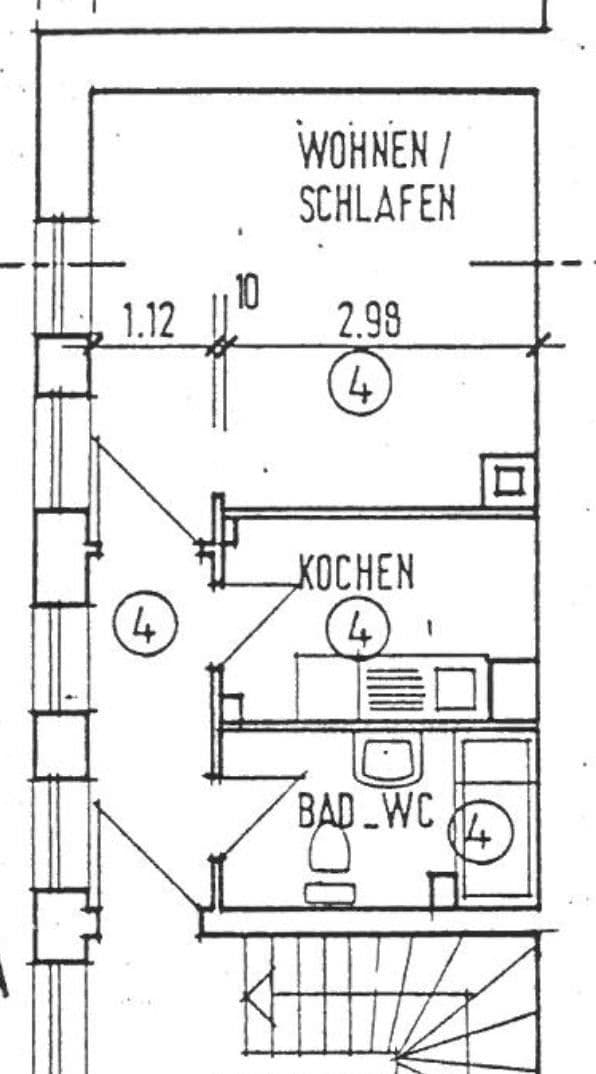 Prodej bytu 1+1 29 m², K3 2, Mannheim, Bádensko-Württembersko Prodej bytu 1+1 29 m², K3 2, Mannheim, Bádensko-Württembersko