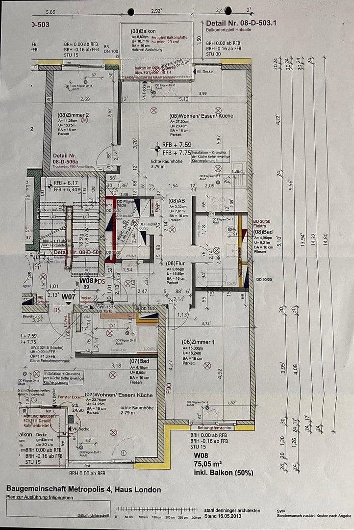 Prodej bytu 3+1 75 m², Berlin, Berlín Prodej bytu 3+1 75 m², Berlin, Berlín