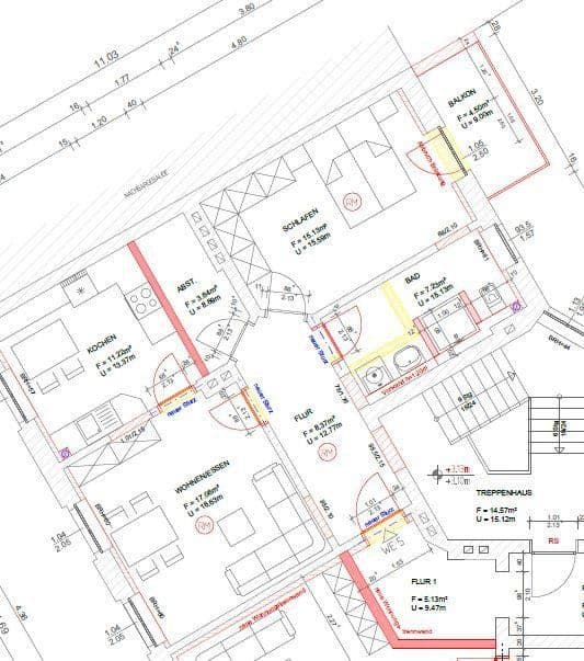 Pronájem bytu 2+1 65 m², Hagenstr. 1, Přestavlk, Braniborsko Pronájem bytu 2+1 65 m², Hagenstr. 1, Přestavlk, Braniborsko