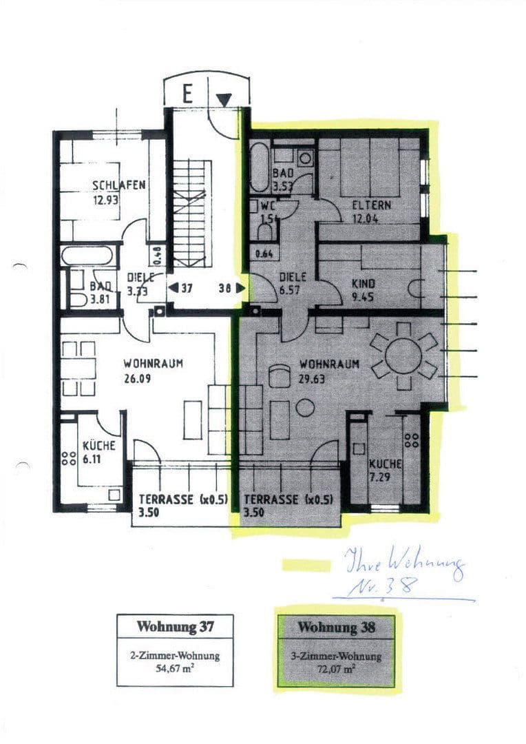 Prodej bytu 3+1 72 m², Adejeweg, Unterhaching, Bavorsko Prodej bytu 3+1 72 m², Adejeweg, Unterhaching, Bavorsko