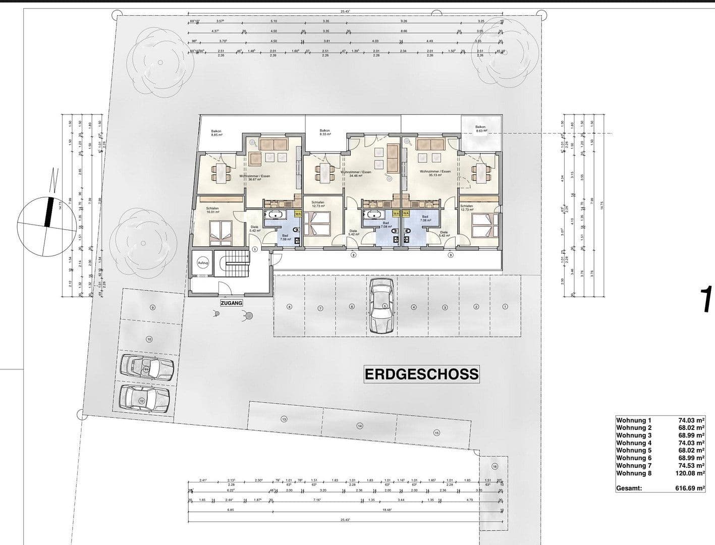 Prodej bytu 2+kk 70 m², Uffenheim, Bavorsko Prodej bytu 2+kk 70 m², Uffenheim, Bavorsko