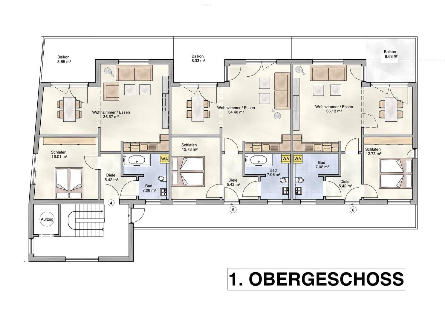 Prodej bytu 2+kk 70 m², Uffenheim, Bavorsko Prodej bytu 2+kk 70 m², Uffenheim, Bavorsko