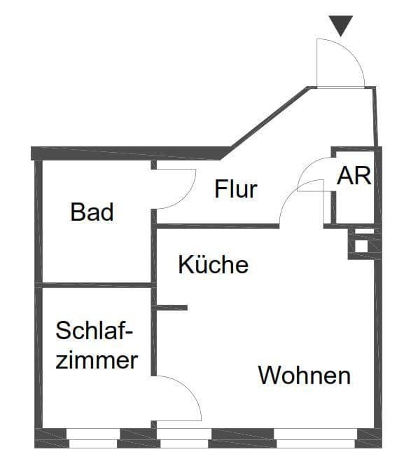 Prodej bytu 1+kk 34 m², Chemnitz, Sasko Prodej bytu 1+kk 34 m², Chemnitz, Sasko