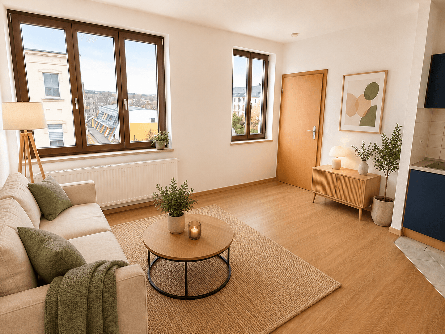 Prodej bytu 1+kk 34 m², Chemnitz, Sasko Prodej bytu 1+kk 34 m², Chemnitz, Sasko