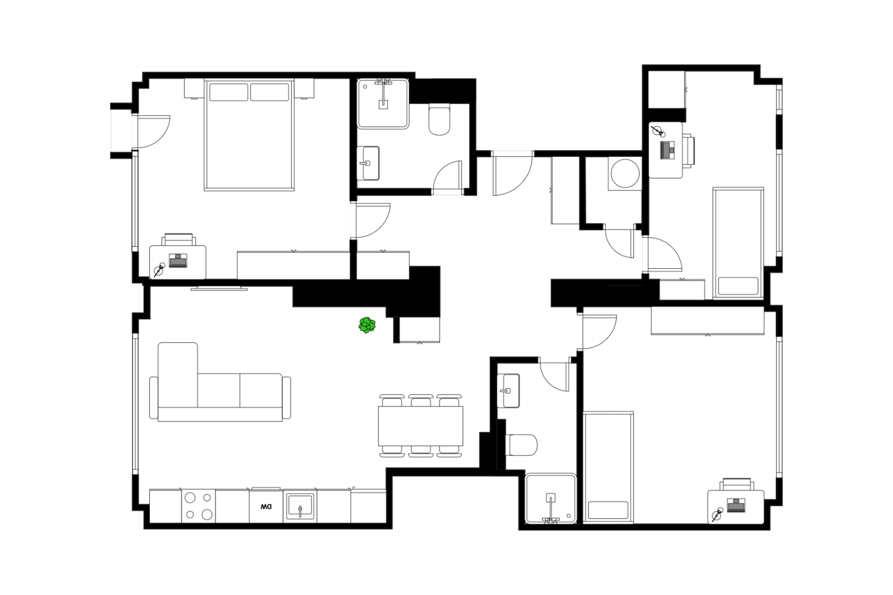 Prodej bytu 4+kk 83 m², Čeljabinská, Praha, Praha Prodej bytu 4+kk 83 m², Čeljabinská, Praha, Praha