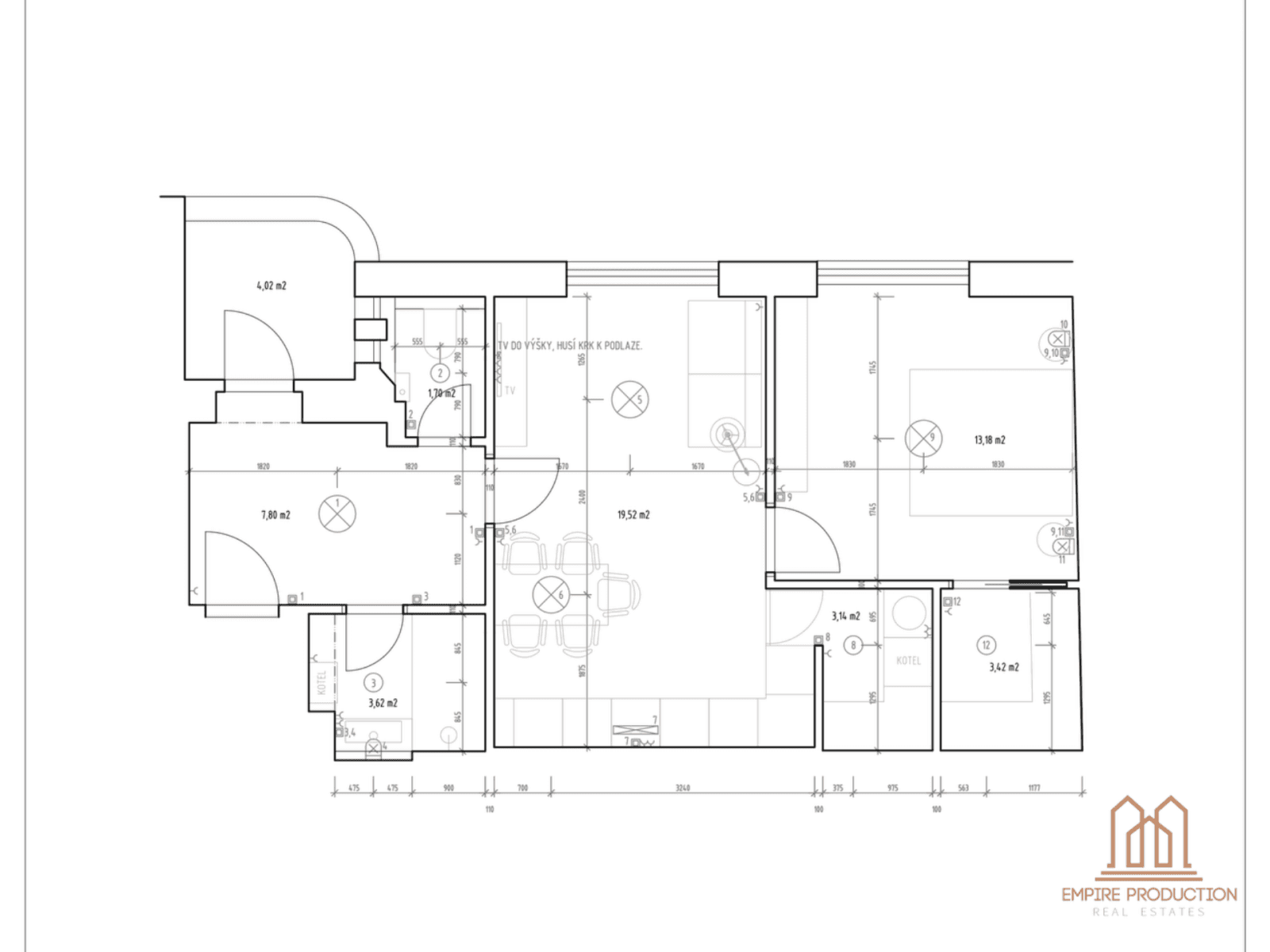 Prodej bytu 2+kk 56 m², Tolstého, Praha, Praha Prodej bytu 2+kk 56 m², Tolstého, Praha, Praha