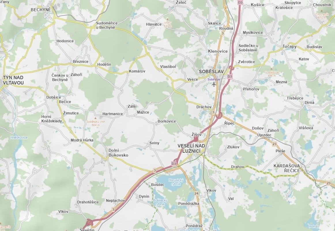 Prodej pozemku 4.432 m², Borkovice, Jihočeský kraj Prodej pozemku 4.432 m², Borkovice, Jihočeský kraj