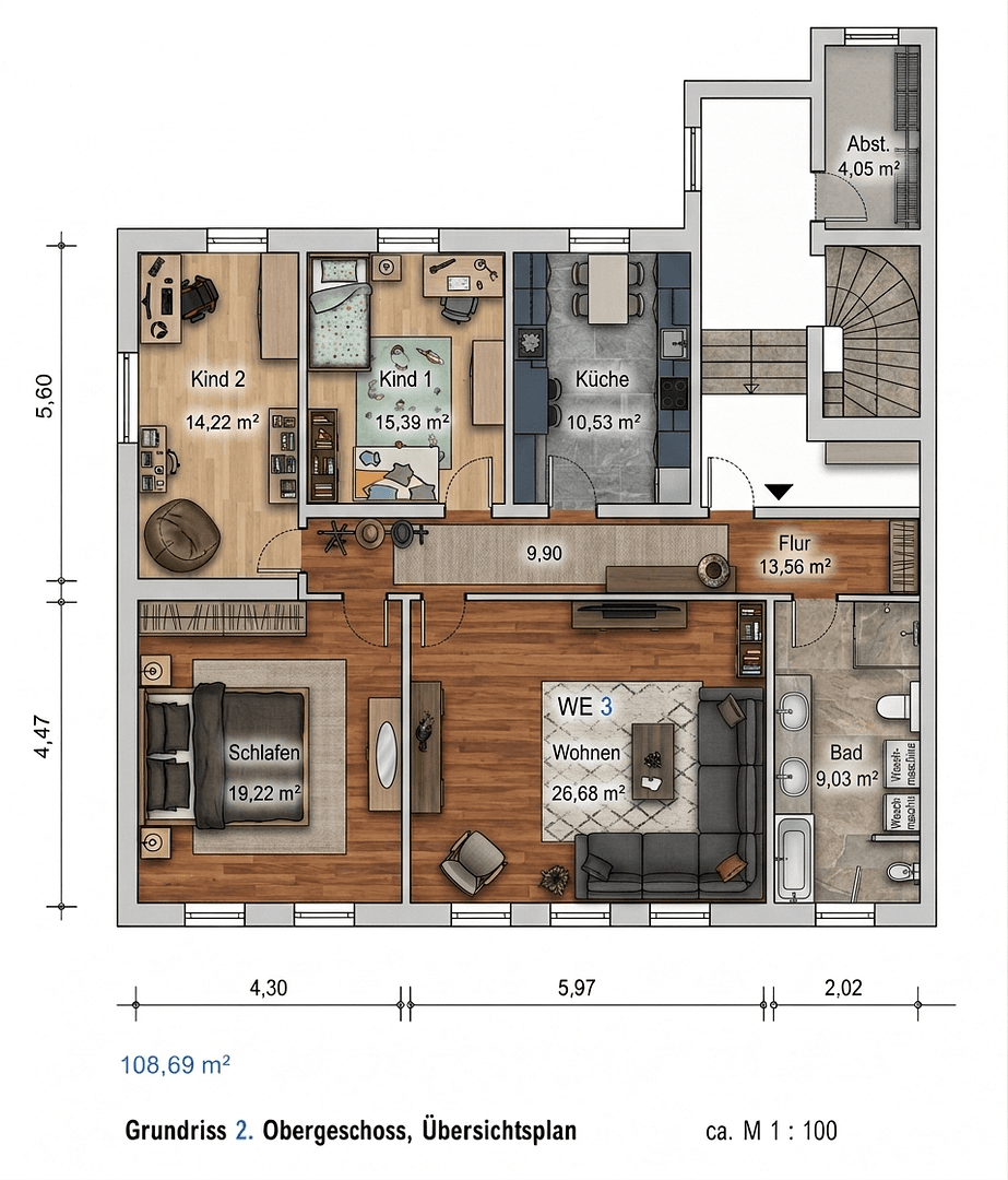 Pronájem bytu 4+1 109 m², Schlachthofstraße 38, Glauchau, Sasko Pronájem bytu 4+1 109 m², Schlachthofstraße 38, Glauchau, Sasko