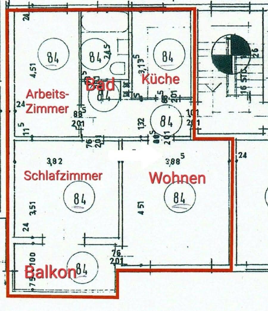 Prodej bytu 3+1 64 m², Am Stemmelteich 27, Wolfsburg, Dolní Sasko Prodej bytu 3+1 64 m², Am Stemmelteich 27, Wolfsburg, Dolní Sasko