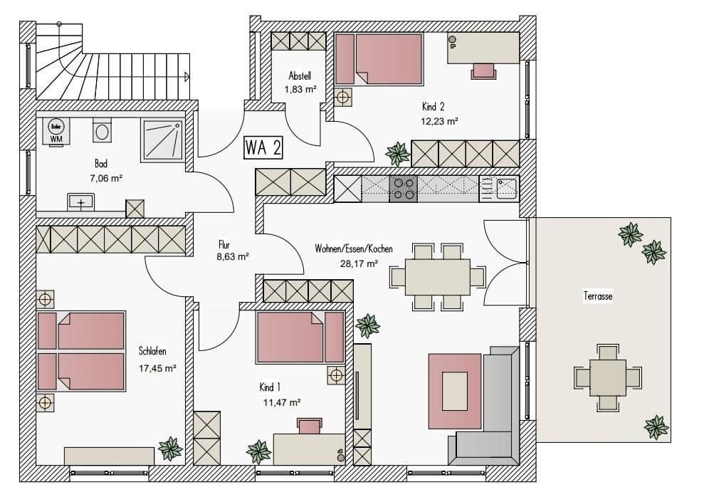 Pronájem bytu 4+1 95 m², An der Schwefelquelle 2, Schwandorf, Bavorsko Pronájem bytu 4+1 95 m², An der Schwefelquelle 2, Schwandorf, Bavorsko