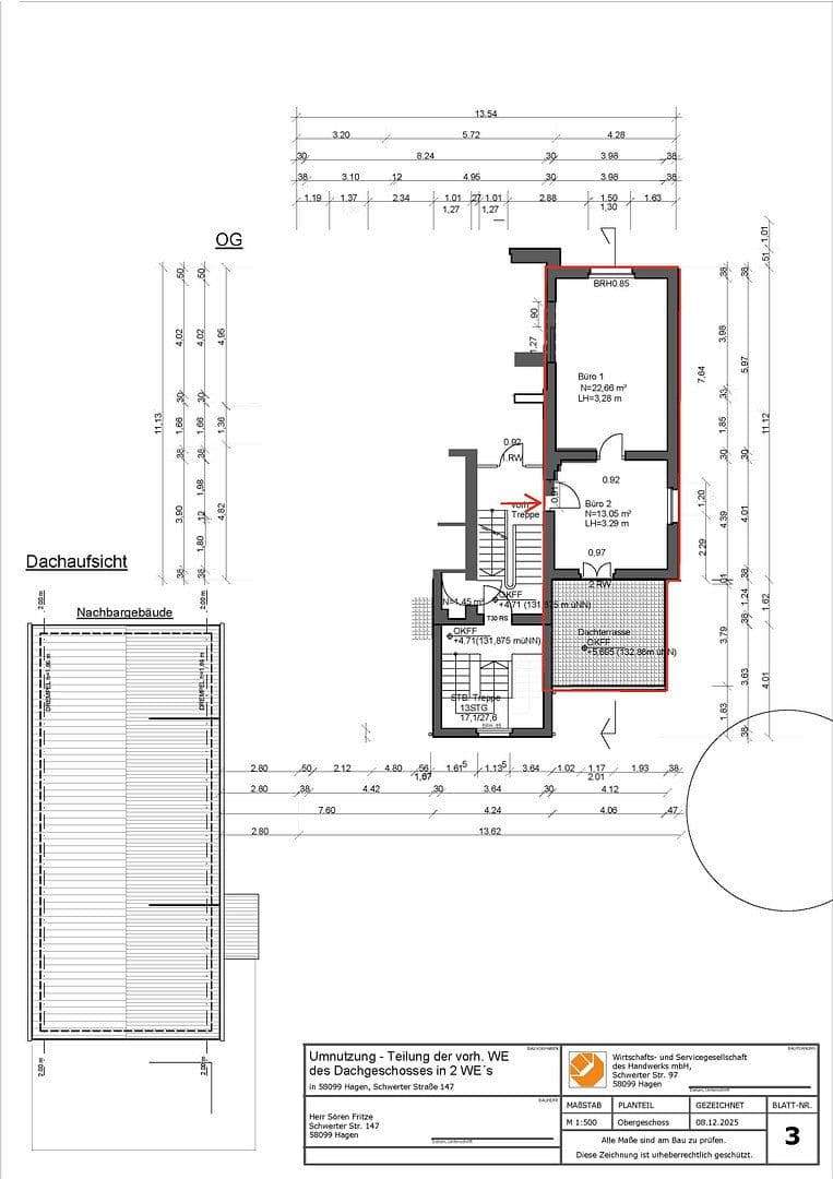 Pronájem kanceláře 40 m², Schwerter Str. 147, Hagen, Severní Porýní-Vestfálsko Pronájem kanceláře 40 m², Schwerter Str. 147, Hagen, Severní Porýní-Vestfálsko