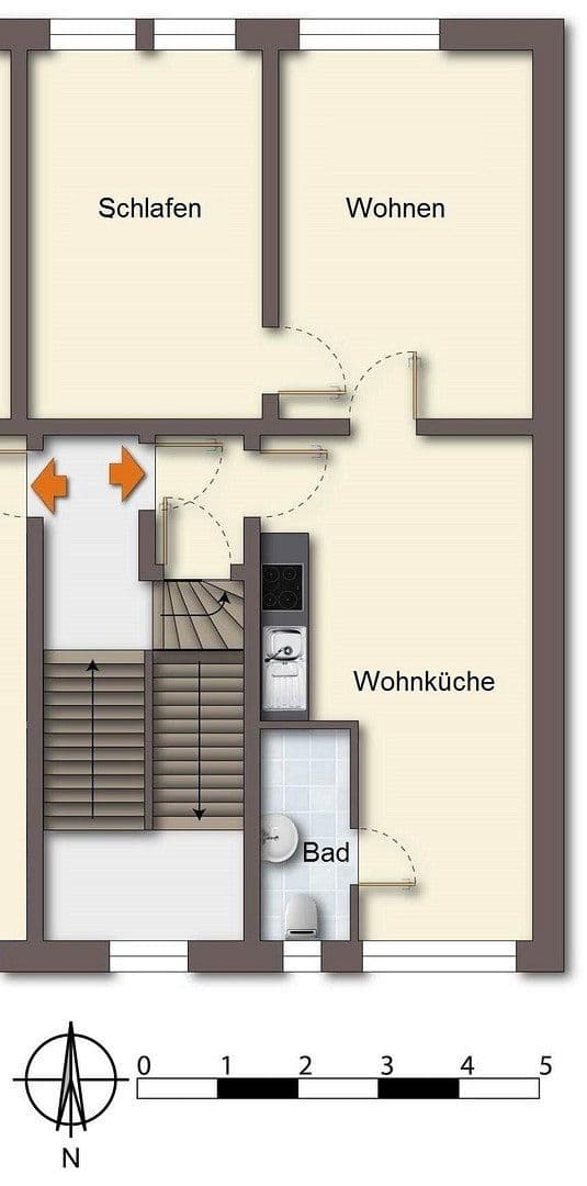 Pronájem bytu 2+1 41 m², Kanalstr. 64, Leverkusen, Severní Porýní-Vestfálsko Pronájem bytu 2+1 41 m², Kanalstr. 64, Leverkusen, Severní Porýní-Vestfálsko