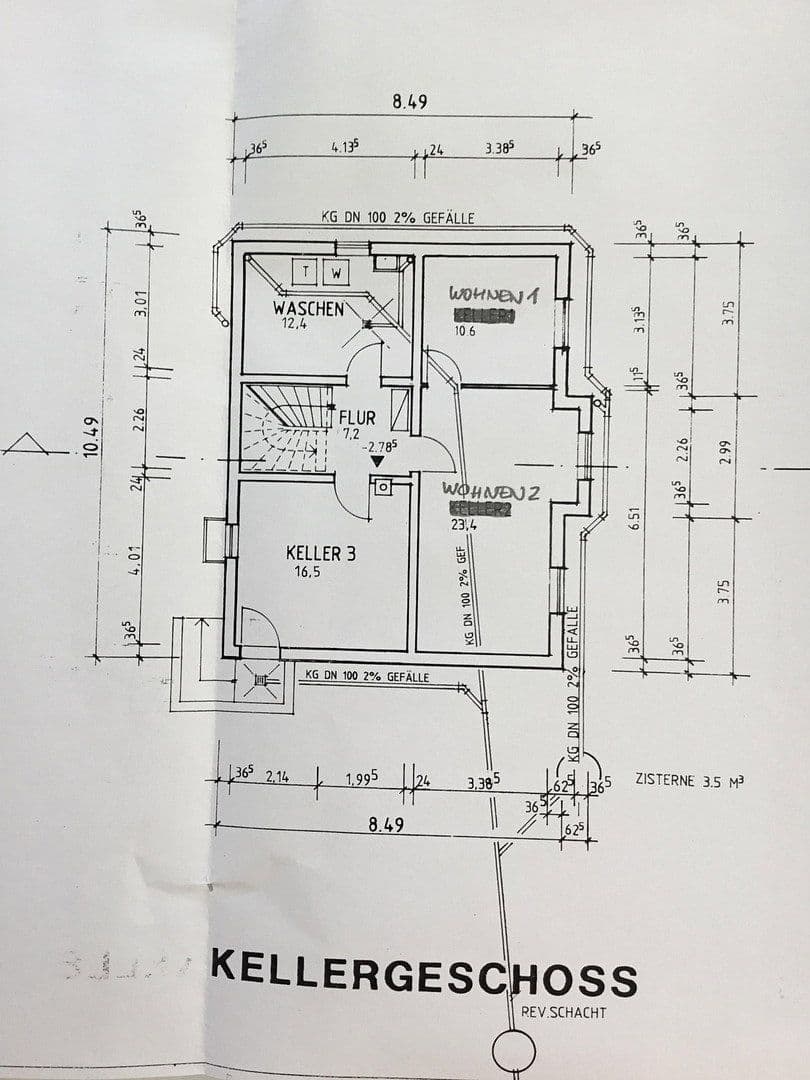 Prodej domu 156 m², pozemek 406 m², Kitzingen, Bavorsko Prodej domu 156 m², pozemek 406 m², Kitzingen, Bavorsko