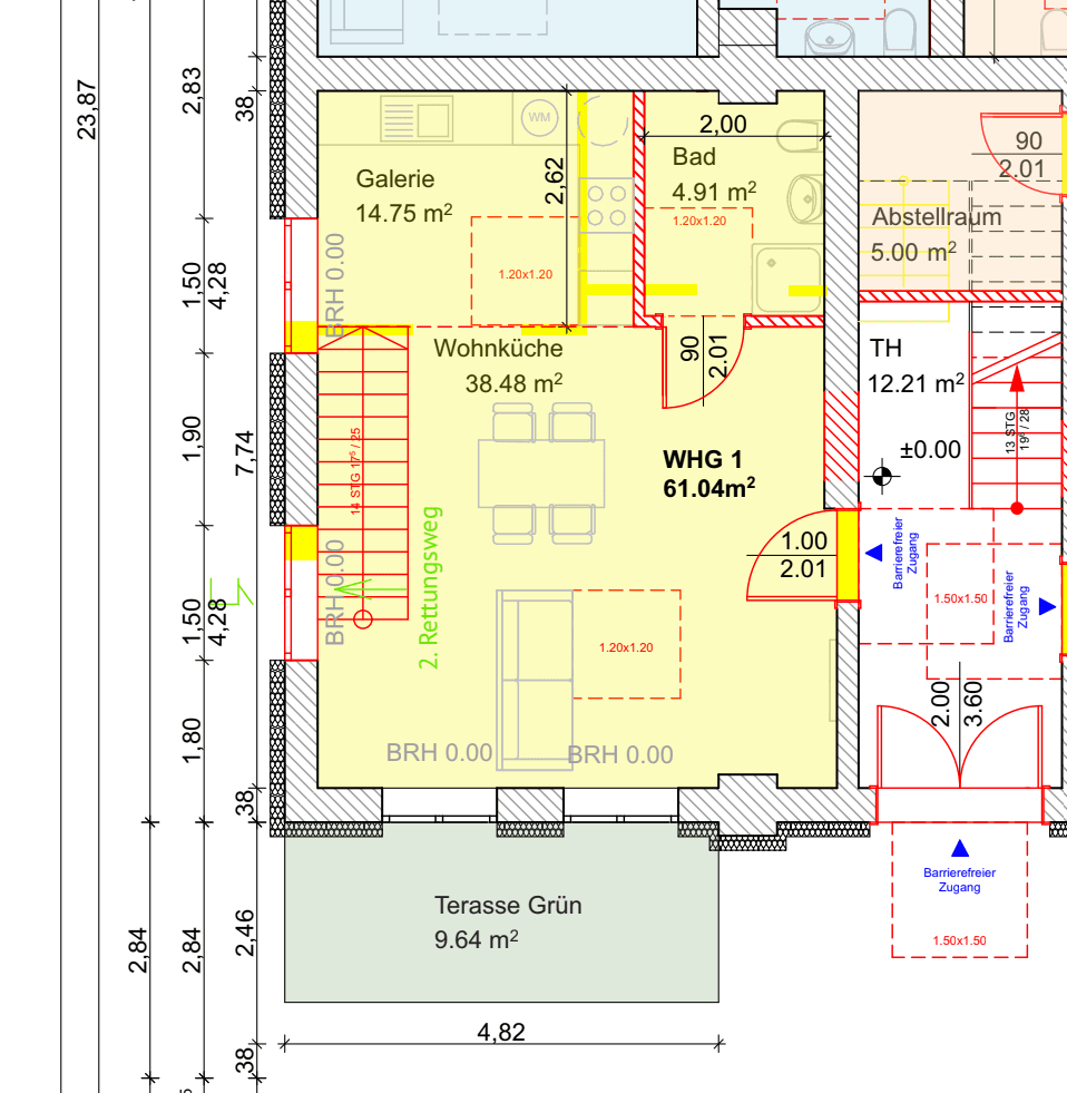 Pronájem bytu 2+1 61 m², Tiergartenstr. 7, Königs Wusterhausen, Braniborsko Pronájem bytu 2+1 61 m², Tiergartenstr. 7, Königs Wusterhausen, Braniborsko