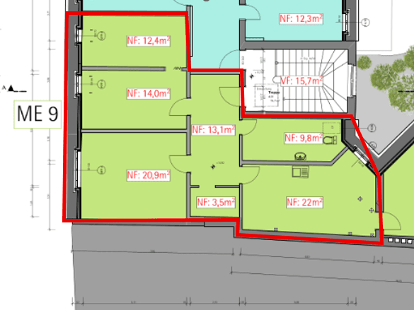 Pronájem bytu 4+1 98 m², Halle (Saale), Sasko-Anhaltsko Pronájem bytu 4+1 98 m², Halle (Saale), Sasko-Anhaltsko