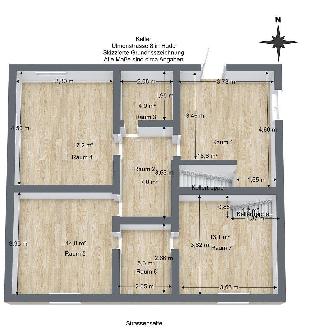 Prodej domu 150 m², pozemek 567 m², Ulmenstr. 8, Hude (Oldenburg), Dolní Sasko Prodej domu 150 m², pozemek 567 m², Ulmenstr. 8, Hude (Oldenburg), Dolní Sasko