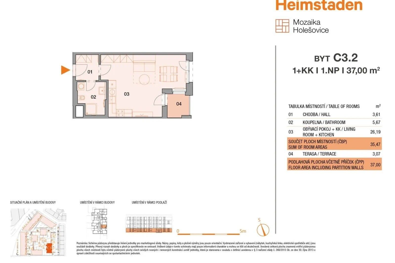 Pronájem bytu 1+kk 38 m², Vrbenského, Praha, Praha Pronájem bytu 1+kk 38 m², Vrbenského, Praha, Praha