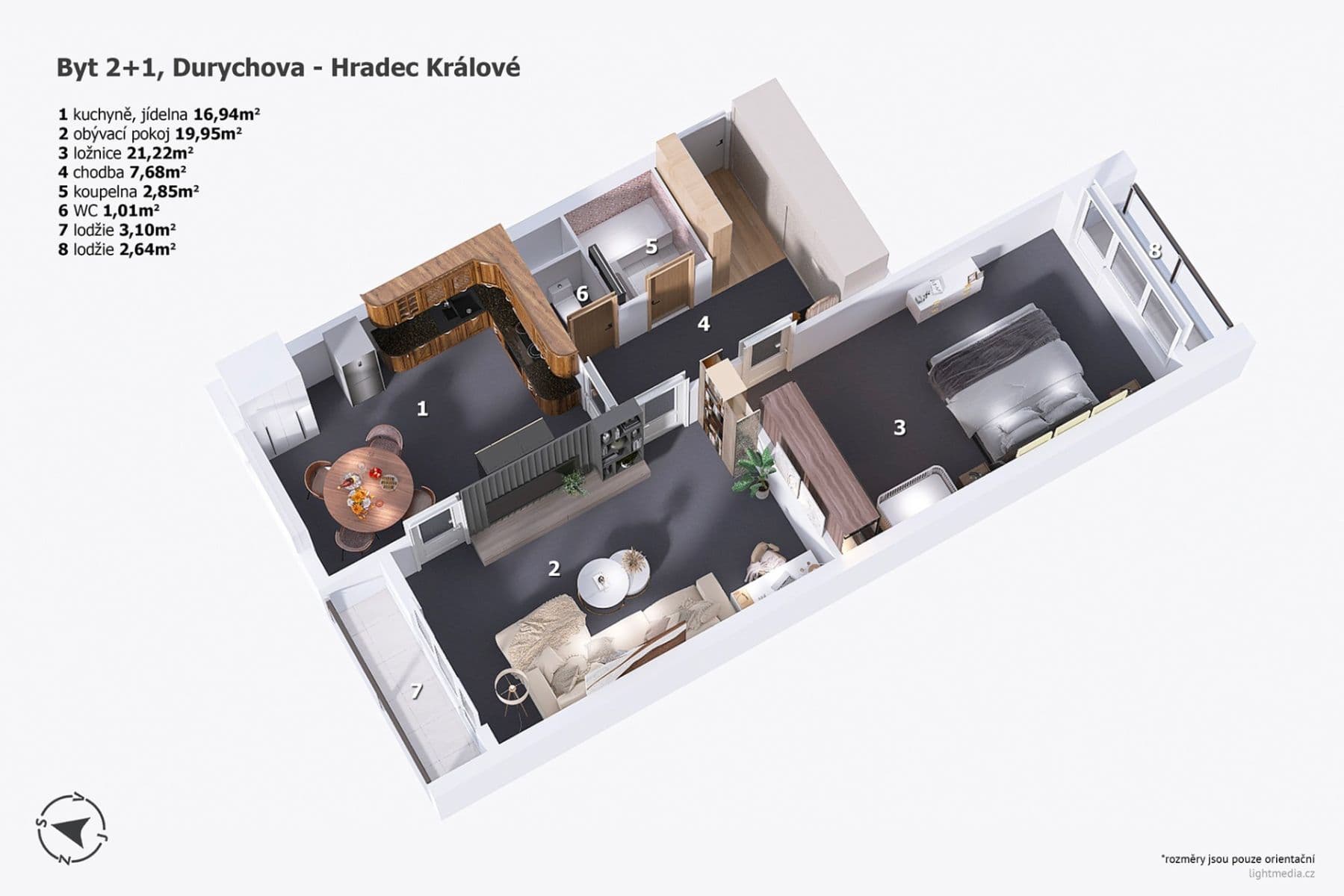 Prodej bytu 2+1 73 m², Durychova, Hradec Králové, Královéhradecký kraj Prodej bytu 2+1 73 m², Durychova, Hradec Králové, Královéhradecký kraj