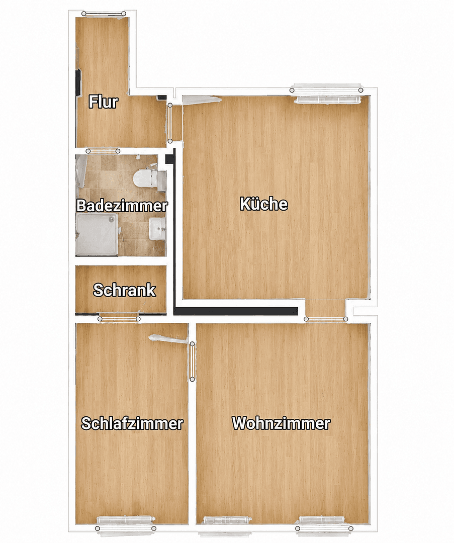 Pronájem bytu 2+kk 65 m², Alter deutscher Ring 35, Krefeld, Severní Porýní-Vestfálsko Pronájem bytu 2+kk 65 m², Alter deutscher Ring 35, Krefeld, Severní Porýní-Vestfálsko