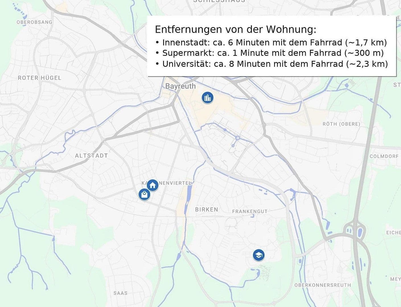 Prodej bytu 4+1 86 m², Hölderlin Anlage 8, Bayreuth, Bavorsko Prodej bytu 4+1 86 m², Hölderlin Anlage 8, Bayreuth, Bavorsko