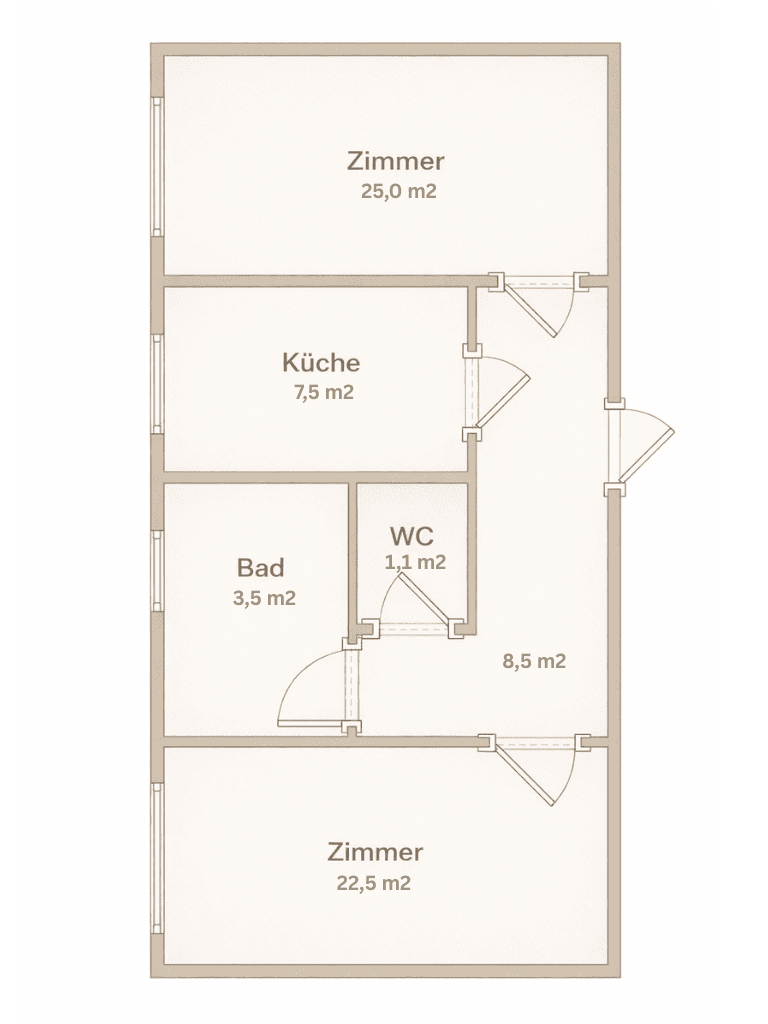 Pronájem bytu 68 m², Friedlgasse 25, Wien, Wien Pronájem bytu 68 m², Friedlgasse 25, Wien, Wien