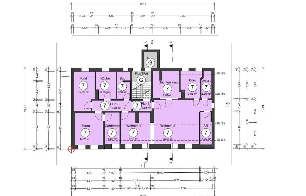 Pronájem bytu 5+1 105 m², Kaakstraße 21, Wilhelmshaven, Dolní Sasko Pronájem bytu 5+1 105 m², Kaakstraße 21, Wilhelmshaven, Dolní Sasko