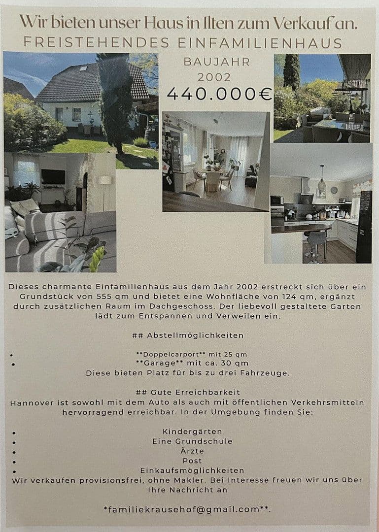 Prodej domu 124 m², pozemek 555 m², Sehnde, Dolní Sasko Prodej domu 124 m², pozemek 555 m², Sehnde, Dolní Sasko