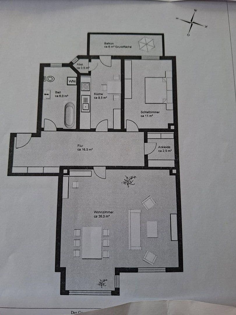 Prodej bytu 2+1 85 m², Rudolf-Marek-Straße 1, Chemnitz, Sasko Prodej bytu 2+1 85 m², Rudolf-Marek-Straße 1, Chemnitz, Sasko