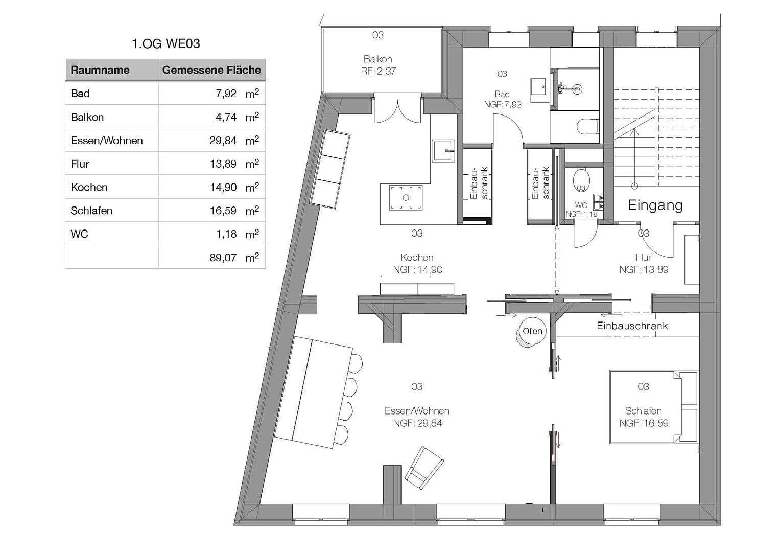 Pronájem bytu 2+1 90 m², Darmstadt, Hessen Pronájem bytu 2+1 90 m², Darmstadt, Hessen