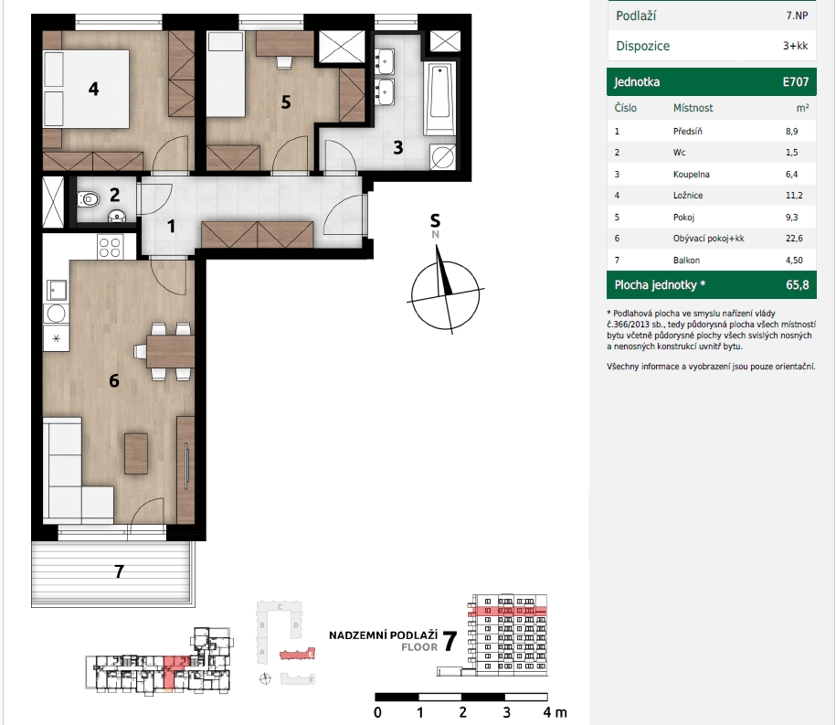 Pronájem bytu 3+kk 66 m², Arnošta Staňka, Praha, Praha Pronájem bytu 3+kk 66 m², Arnošta Staňka, Praha, Praha