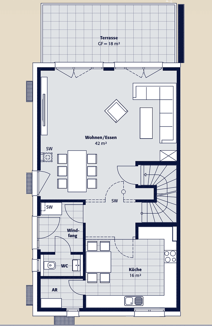 Pronájem domu 192 m², pozemek 353 m², Mirabellenweg 13, Wiesbaden, Hessen Pronájem domu 192 m², pozemek 353 m², Mirabellenweg 13, Wiesbaden, Hessen