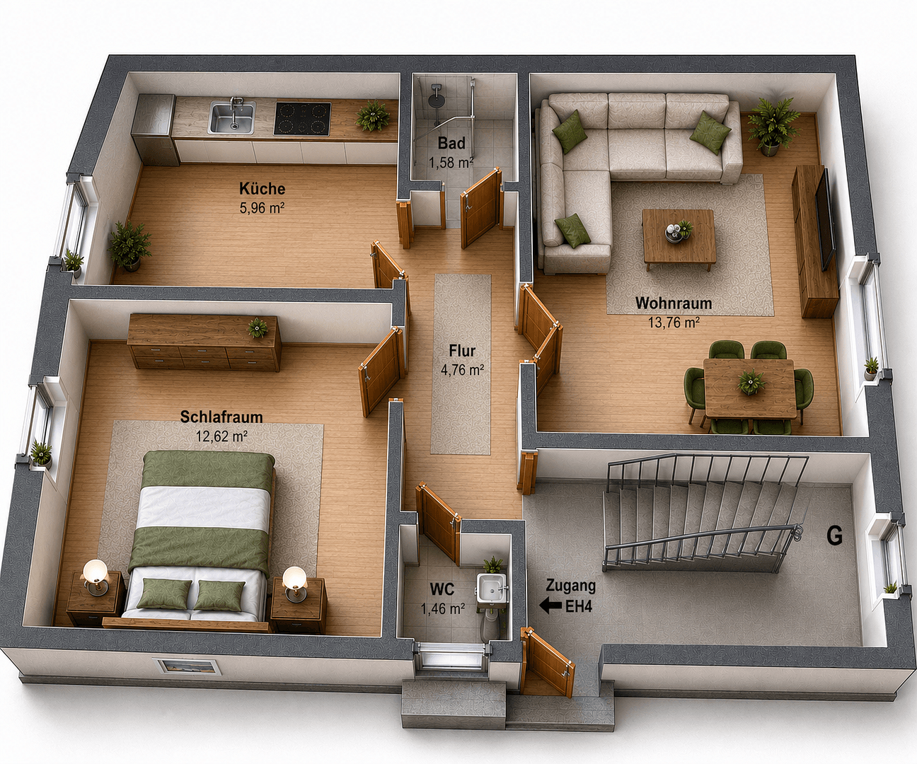 Pronájem bytu 2+1 45 m², Bödikerstraße 63, Mönchengladbach, Severní Porýní-Vestfálsko Pronájem bytu 2+1 45 m², Bödikerstraße 63, Mönchengladbach, Severní Porýní-Vestfálsko