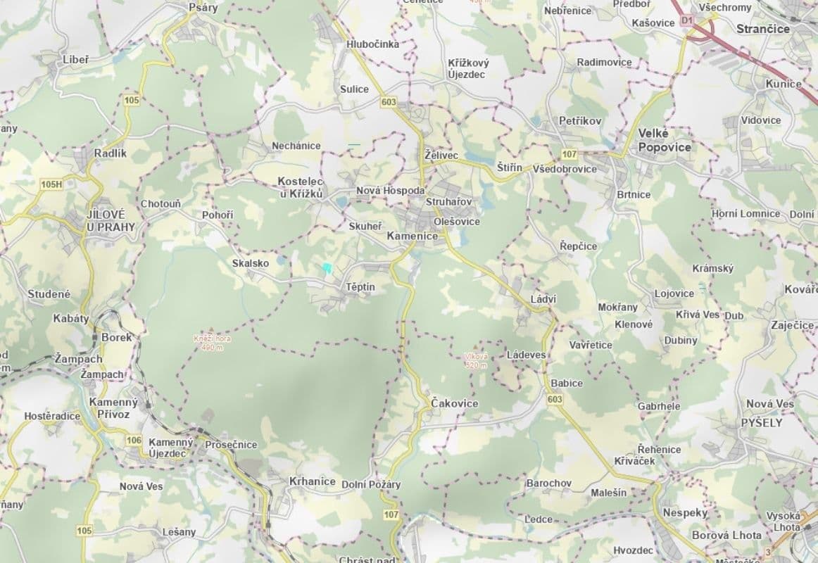 Prodej pozemku 19.858 m², Kamenice, Středočeský kraj Prodej pozemku 19.858 m², Kamenice, Středočeský kraj