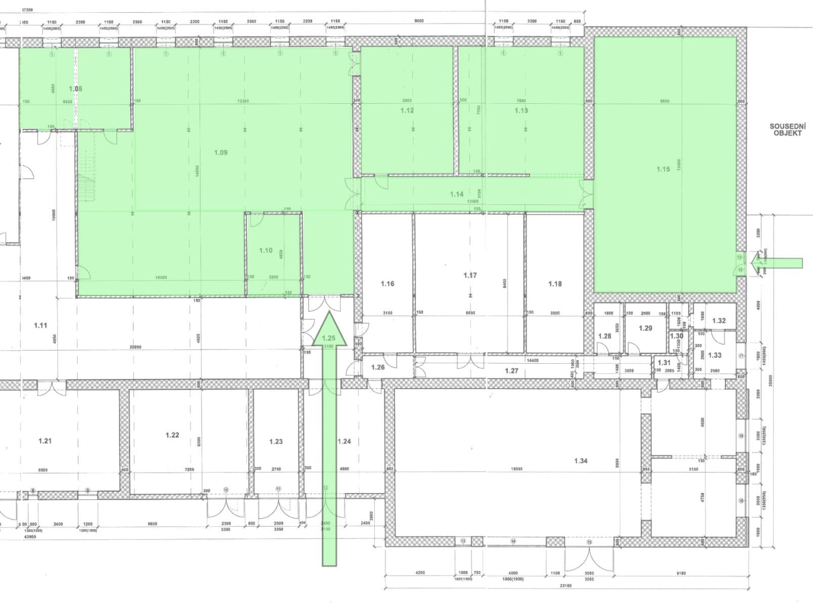 Pronájem kanceláře 396 m², Polenská, Jihlava, Kraj Vysočina Pronájem kanceláře 396 m², Polenská, Jihlava, Kraj Vysočina