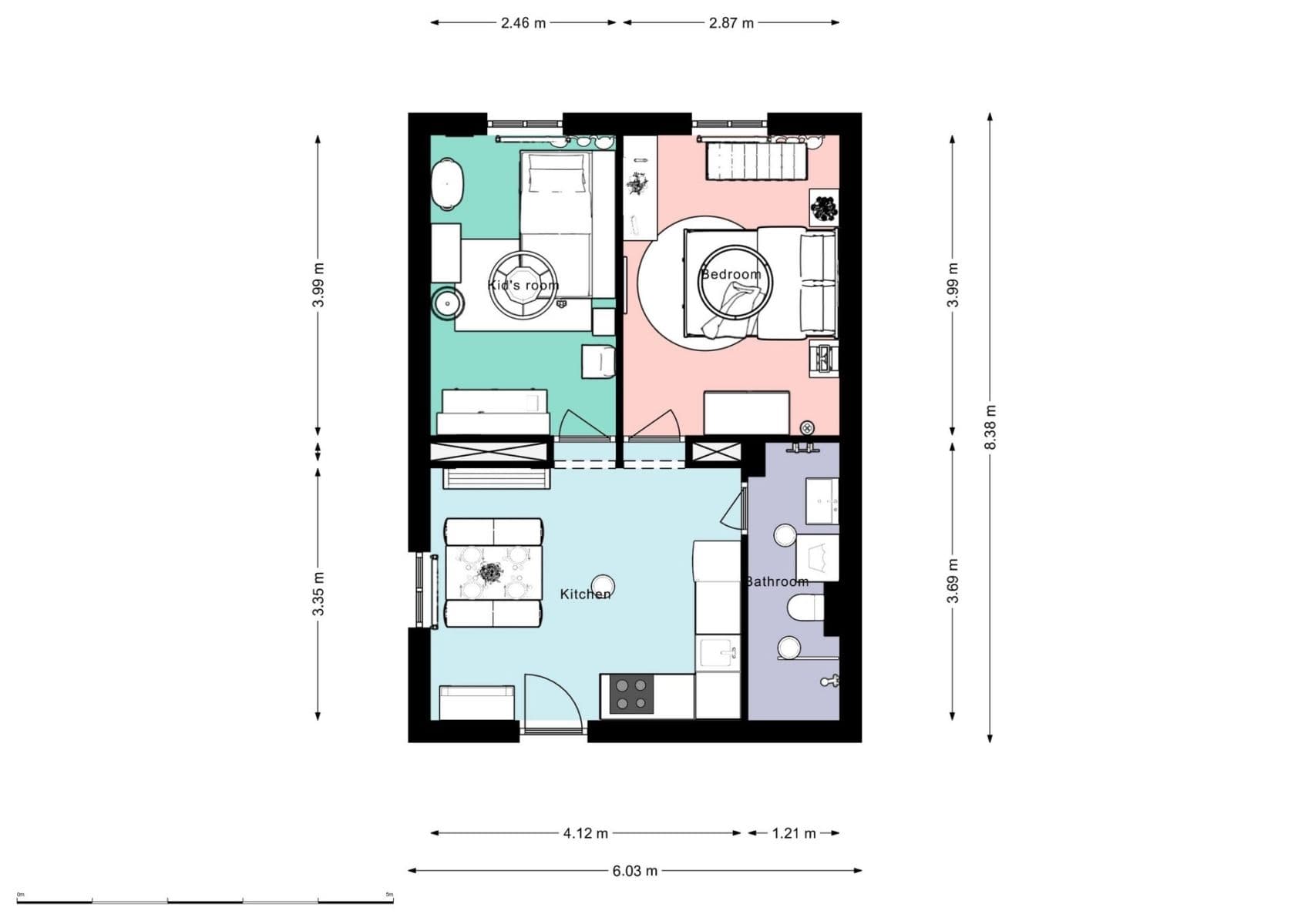 Pronájem bytu 2+1 40 m², Bakalářská, Praha, Praha Pronájem bytu 2+1 40 m², Bakalářská, Praha, Praha