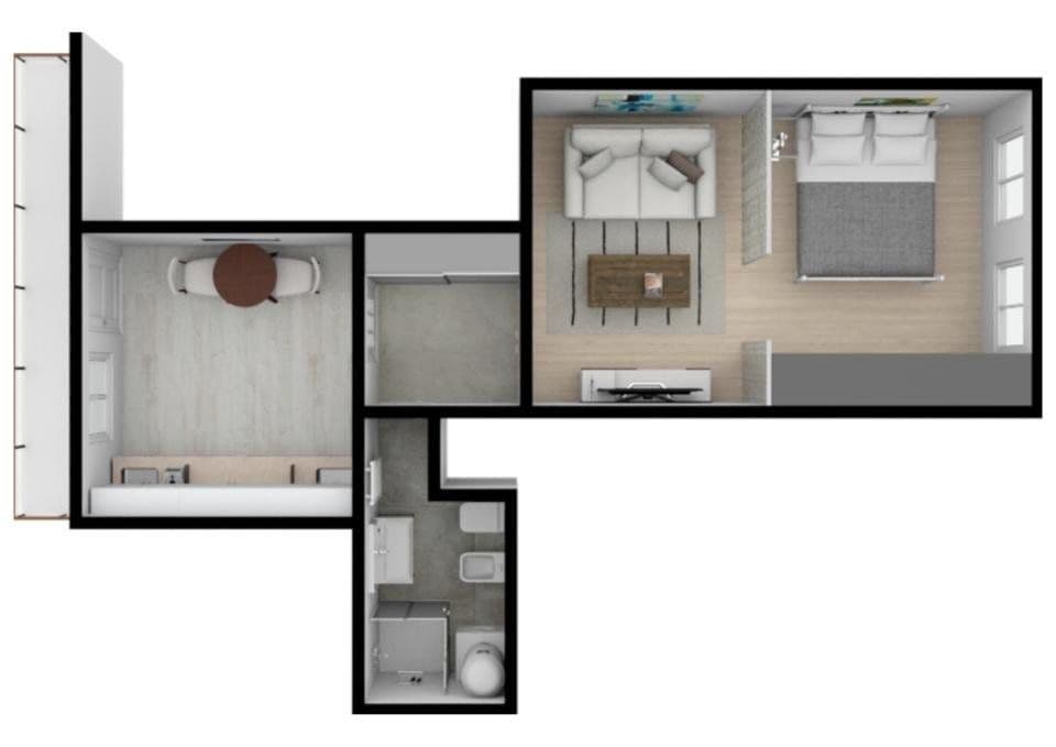 Pronájem bytu 1+1 45 m², Plzeňská, Praha, Praha Pronájem bytu 1+1 45 m², Plzeňská, Praha, Praha