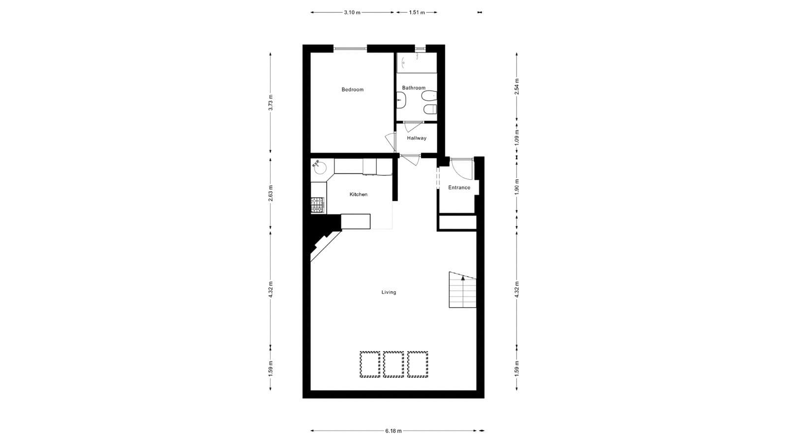 Pronájem bytu 3+kk 104 m², Šumavská, Praha, Praha Pronájem bytu 3+kk 104 m², Šumavská, Praha, Praha