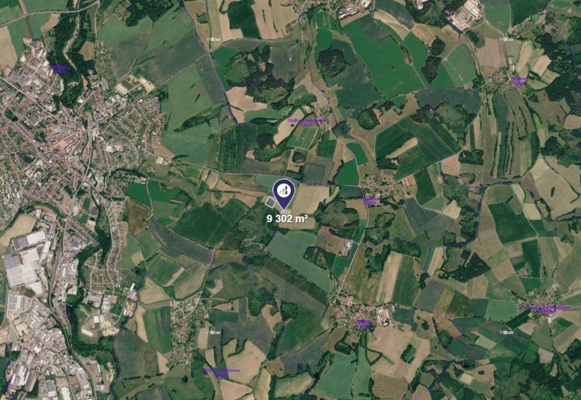 Prodej pozemku 9.302 m², Pelhřimov, Kraj Vysočina Prodej pozemku 9.302 m², Pelhřimov, Kraj Vysočina