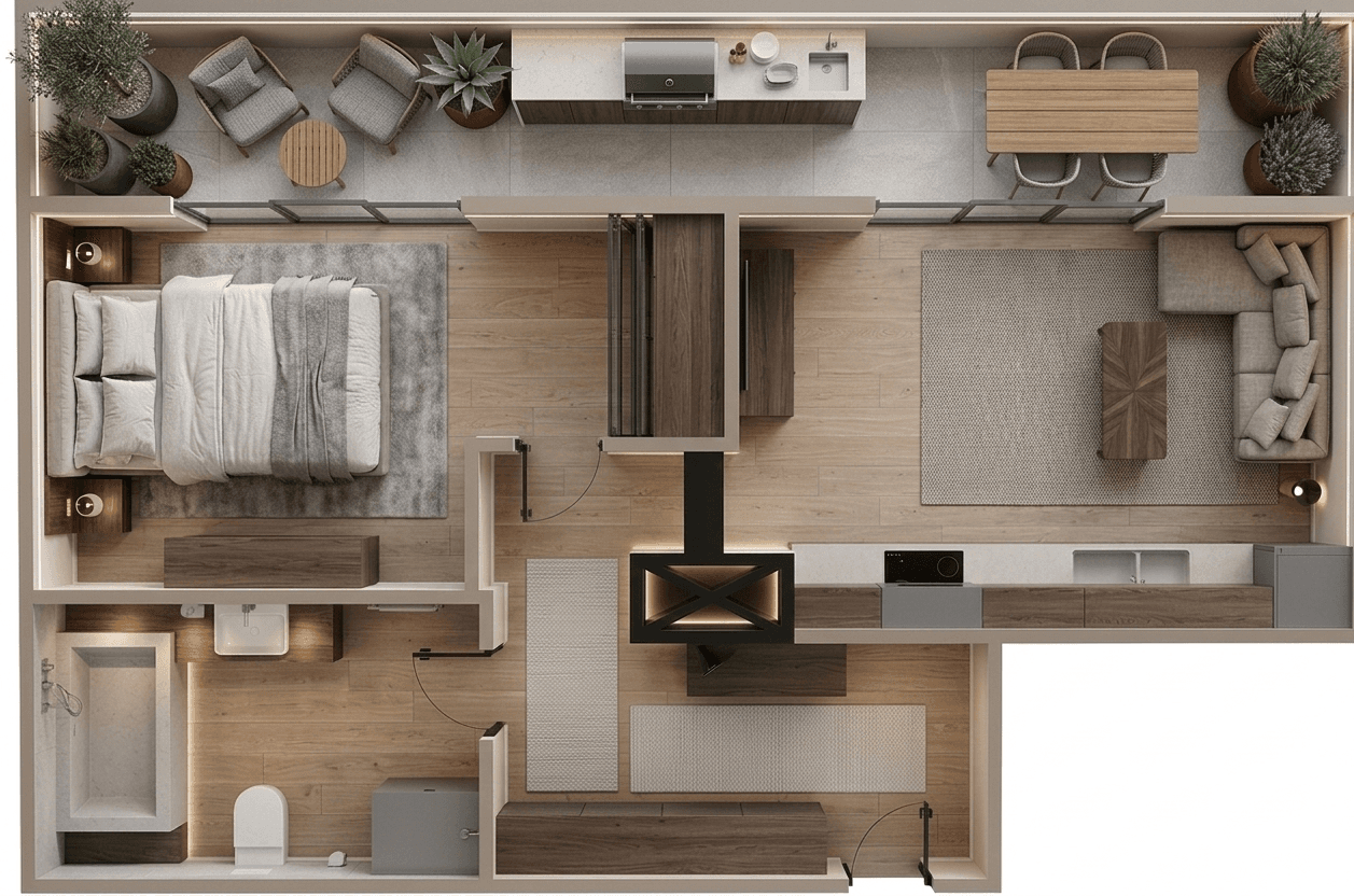 Prodej bytu 2+kk 42 m², Za černým mostem, Praha, Praha Prodej bytu 2+kk 42 m², Za černým mostem, Praha, Praha