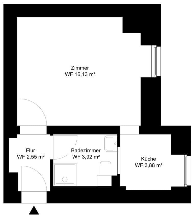 Prodej bytu 1+1 27 m², Berlin, Berlín Prodej bytu 1+1 27 m², Berlin, Berlín