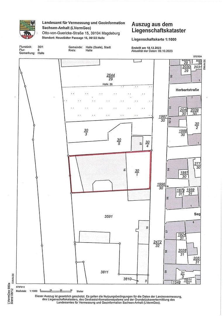 Prodej domu 7.193 m², pozemek 3.026 m², Landsberger Str 16, Halle, Sasko-Anhaltsko Prodej domu 7.193 m², pozemek 3.026 m², Landsberger Str 16, Halle, Sasko-Anhaltsko