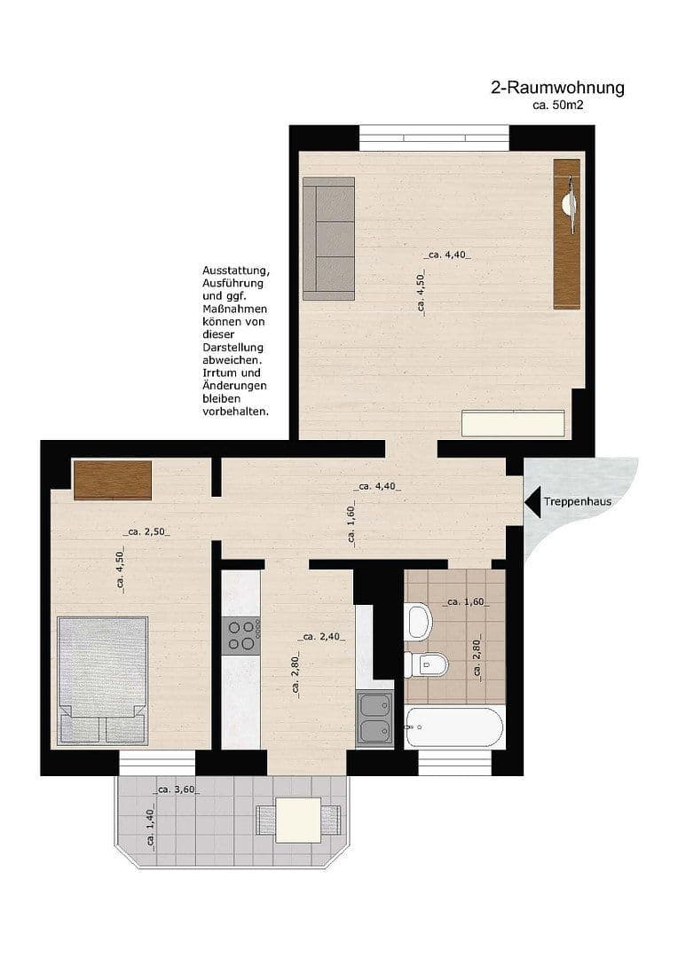 Pronájem bytu 2+1 51 m², Amalienstraße 124, Dessau-Roßlau, Sasko-Anhaltsko Pronájem bytu 2+1 51 m², Amalienstraße 124, Dessau-Roßlau, Sasko-Anhaltsko