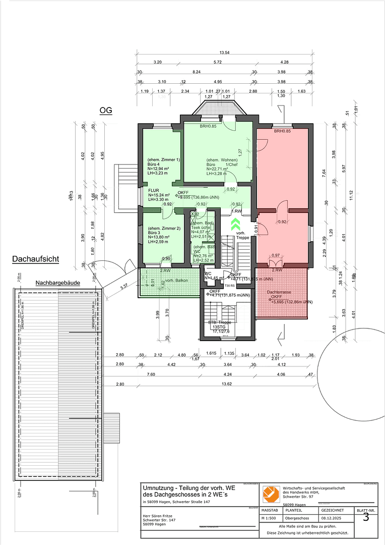 Pronájem kanceláře 76 m², Schwerter Str. 147, Hagen, Severní Porýní-Vestfálsko Pronájem kanceláře 76 m², Schwerter Str. 147, Hagen, Severní Porýní-Vestfálsko