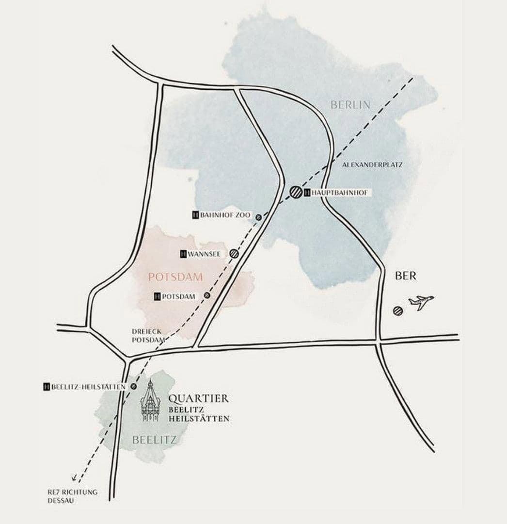 Pronájem bytu 3+1 79 m², Blauer Ring 7, Beelitz, Braniborsko Pronájem bytu 3+1 79 m², Blauer Ring 7, Beelitz, Braniborsko