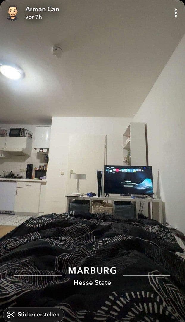 Pronájem bytu 1+1 29 m², Marburg, Hessen Pronájem bytu 1+1 29 m², Marburg, Hessen
