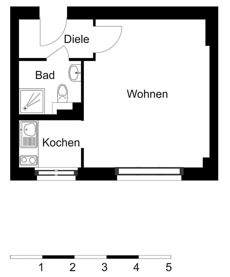 Prodej bytu 1+1 27 m², Großbeerenstraße 45, Berlin, Berlín Prodej bytu 1+1 27 m², Großbeerenstraße 45, Berlin, Berlín