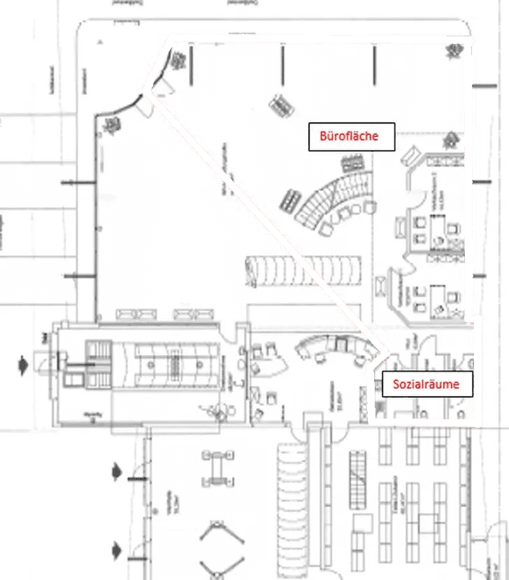 Pronájem kanceláře 361 m², Achern, Bádensko-Württembersko Pronájem kanceláře 361 m², Achern, Bádensko-Württembersko